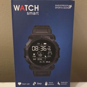 Watch Smart Sweat-Proof Sport Gear / Monitors Heart Rate / Step / Blood Pressure